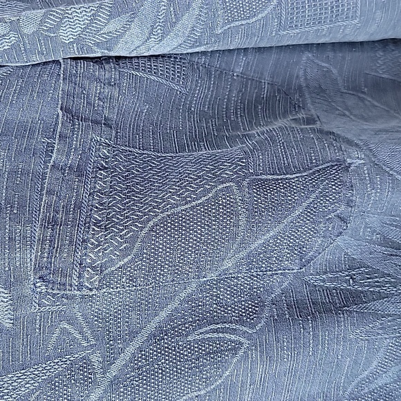 JAMAICA JAXX Blue Floral Men's Hawaiian Silk Shirt XL/EG - Picture 3 of 9